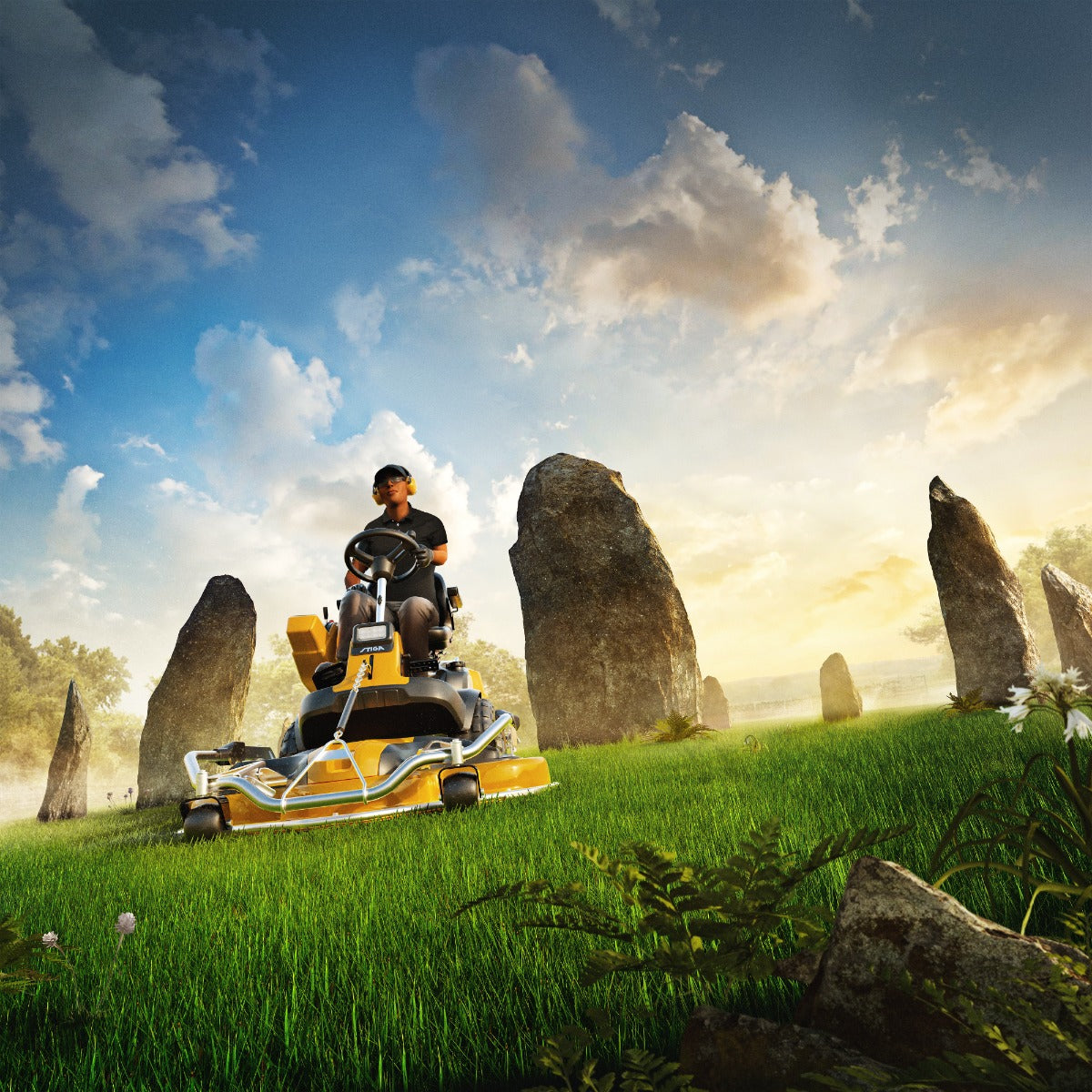 Lawn Mowing Simulator - Ancient Britain