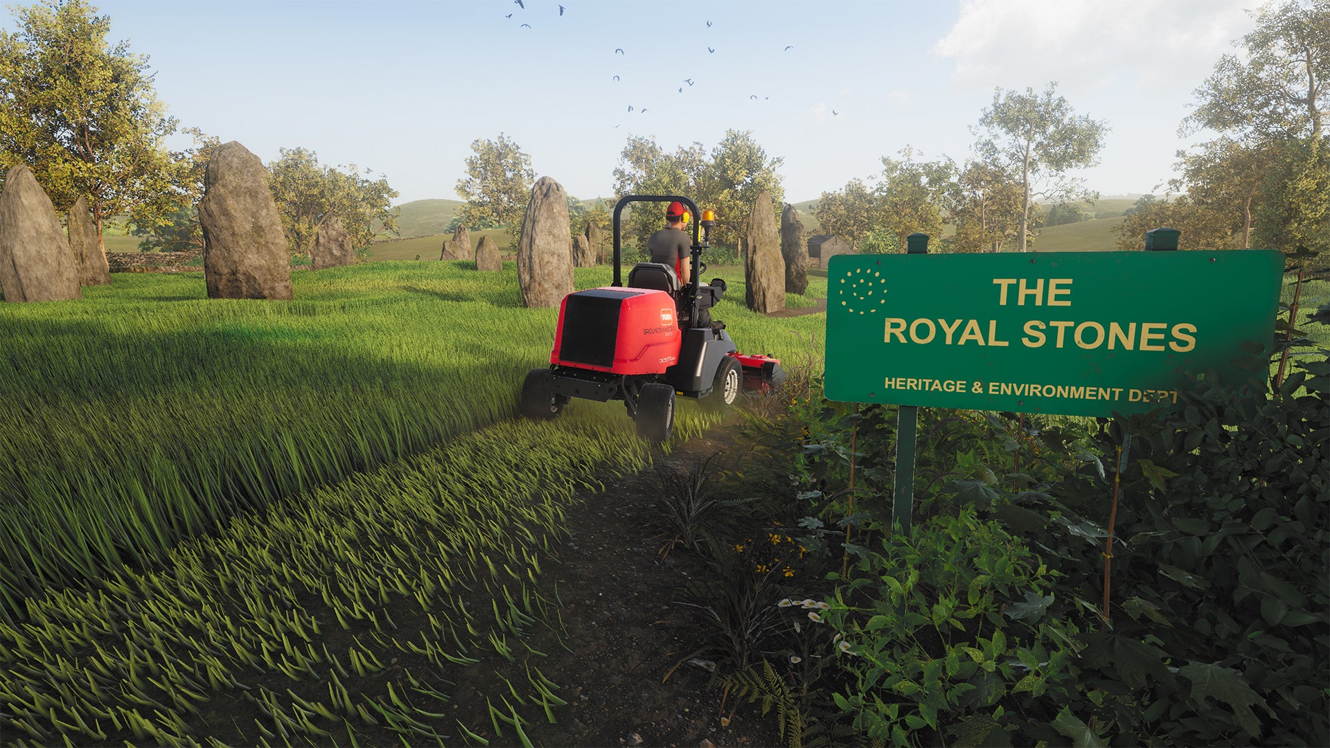 Lawn Mowing Simulator - Ancient Britain