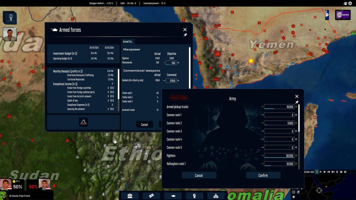 God'n Spy Add-on for Geo-Political Simulator 2026 Edition screenshot 4