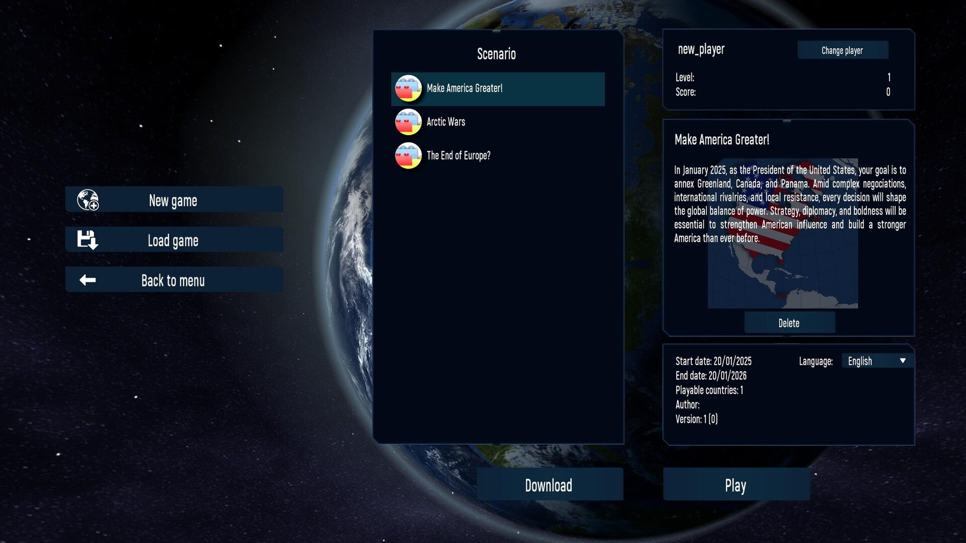 Modding Tool Add-on for Geo-Political Simulator 2026 Edition screenshot 1