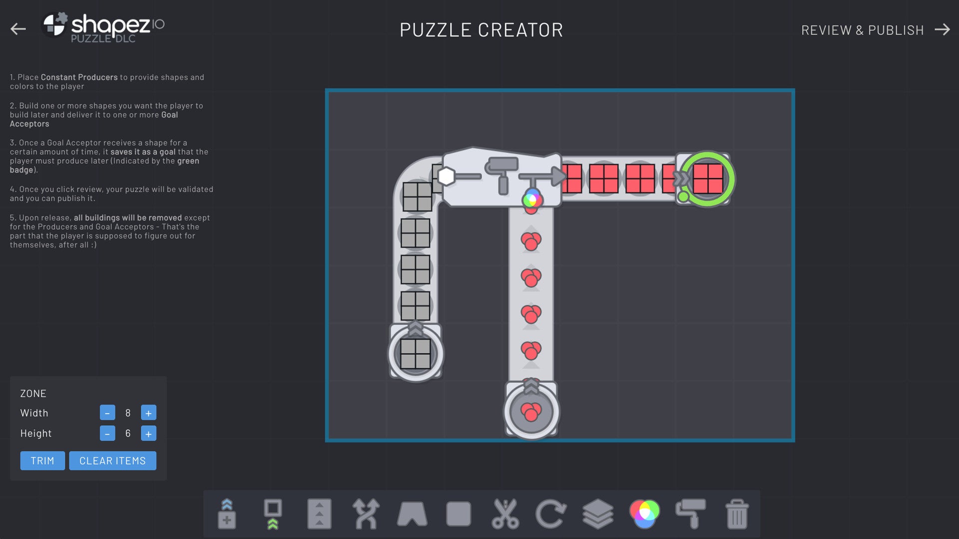shapez - Puzzle DLC screenshot 1