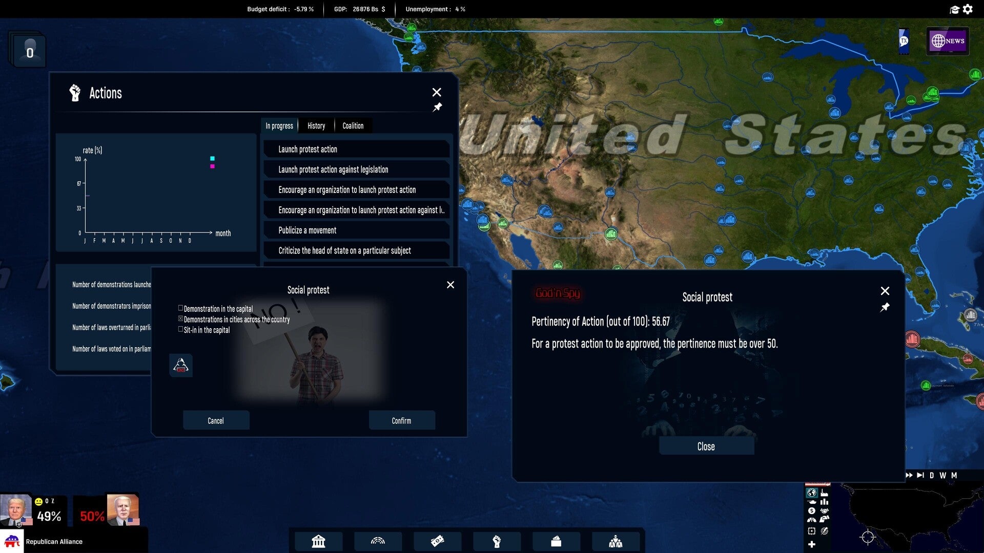 God'n Spy Add-on for Geo-Political Simulator 2026 Edition screenshot 2
