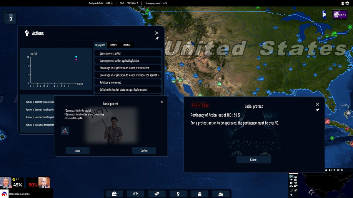 God'n Spy Add-on for Geo-Political Simulator 2026 Edition screenshot 2