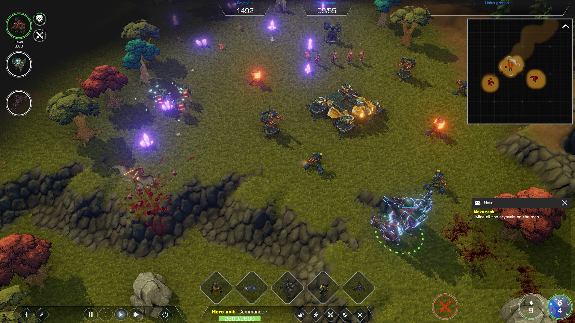 Grimstar: Crystals are the New Oil! screenshot 1