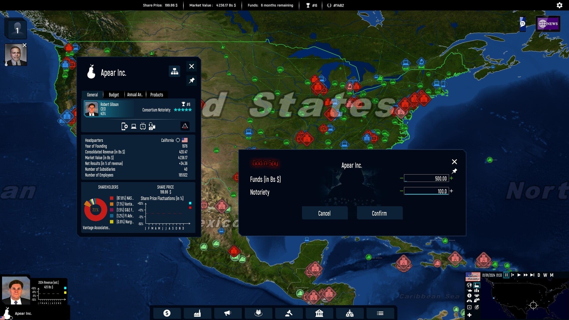 God'n Spy Add-on for Geo-Political Simulator 2026 Edition screenshot 1