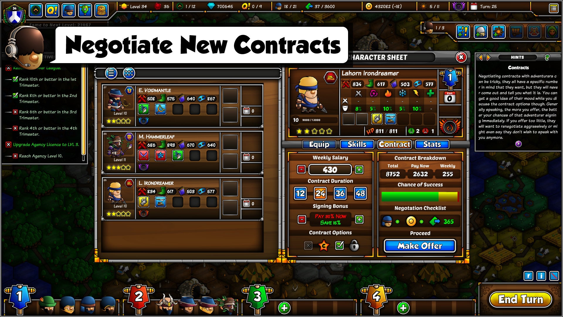 Epic Manager - Create Your Own Adventuring Agency! screenshot 2