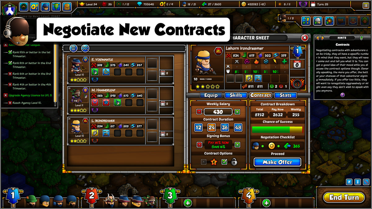 Epic Manager - Create Your Own Adventuring Agency! screenshot 2